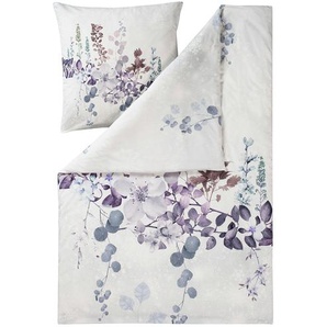 ESTELLA Flanell Bettwäsche Floral - weiß - Materialmix - 135 cm | Möbel Kraft