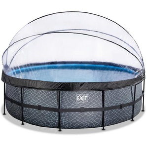 Exit Toys Exit, Grau, Metall, 122 cm, Freizeit, Pools und Wasserspaß, Aufstellpools, Aufstellpools