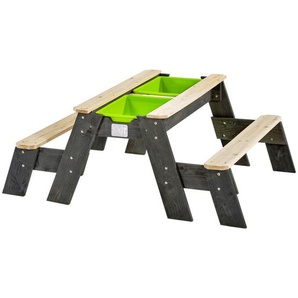 Exit Toys Picknicktisch, Grau, Holz, Zeder, 94x50x120 cm, unisex, Fsc, EN 71, Gartenmöbel, Kinder-Gartenmöbel