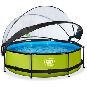 Exit Toys Pool-Set, Grün, Kunststoff, 220 cm, CE, Freizeit, Pools und Wasserspaß, Pools, Aufstellpools