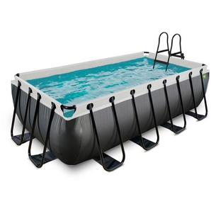 Exit Toys Pool-Set, Schwarz, Kunststoff, 200x100x400 cm, CE, Freizeit, Pools und Wasserspaß, Pools, Aufstellpools