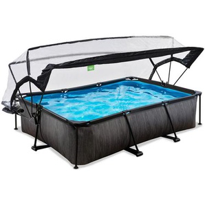 Exit Toys Pool-Set, Schwarz, Kunststoff, 200x65x300 cm, CE, Freizeit, Pools und Wasserspaß, Pools, Aufstellpools