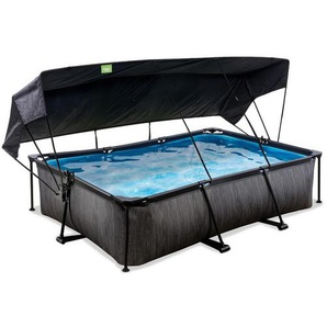 Exit Toys Pool-Set, Schwarz, Kunststoff, 200x65x300 cm, CE, Freizeit, Pools und Wasserspaß, Pools, Aufstellpools