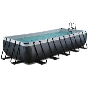 Exit Toys Pool-Set, Schwarz, Kunststoff, 4-teilig, 320x100x610 cm, CE, Freizeit, Pools und Wasserspaß, Pools, Aufstellpools