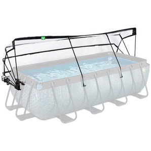 Exit Toys Pooldach, Transparent, Metall, Kunststoff, 225x105x415 cm, Freizeit, Pools und Wasserspaß, Poolzubehör, Poolabdeckung