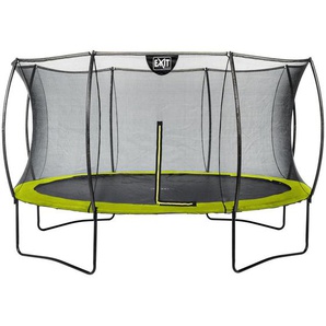 Exit Toys Trampolin Silhouette, Grün, rund, EN 71, Outdoor Spielzeug, Trampoline