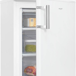 EXQUISIT Gefrierschrank GS81-HE-010D, D (A-G), weiß, B:56,0cm H:85,0cm T:57,5cm, Gefrierschränke, Tiefkühlschrank klein 85 L Volumen, Leiser Betrieb, Schnellgefrieren