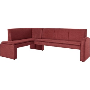 exxpo - sofa fashion Eckbank Cortado, elegant und modern mit hohem Sitzkomfort, hohe Bodenfreiheit, schöne Detailverarbeitung, wahlweise Lederbezug