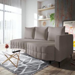 exxpo - sofa fashion Loungesofa, Schlafsofa mit Bettfunktion und Bettkasten, komfortabler Federkern