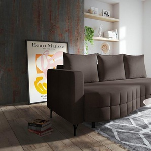 exxpo - sofa fashion Loungesofa, Schlafsofa mit Bettfunktion und Bettkasten, komfortabler Federkern