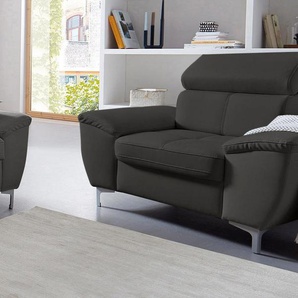 exxpo - sofa fashion Sessel Azzano, Loungesessel, bequem, mit toller Kopfteilverstellung für noch mehr Sitzkomfort