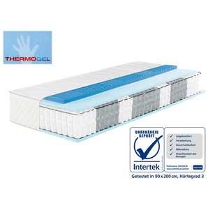 f.a.n. fan 7-Zonen-Boxspring-Matratze, integrierte Thermogel-Auflage, mit Taschenfederkern