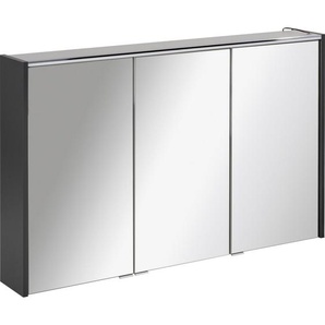 Fackelmann LED-Spiegelschrank Denver anthrazit 110 x 68,5 x 16 cm