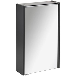 Fackelmann LED-Spiegelschrank Denver anthrazit 42 x 68,5 x 16 cm