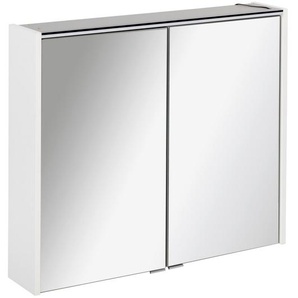 Fackelmann LED-Spiegelschrank Denver weiß 80 x 68,5 x 16 cm