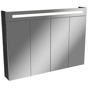 Fackelmann LED-Spiegelschrank Twindy dark oak 110 x 78,4 x 16,2 cm