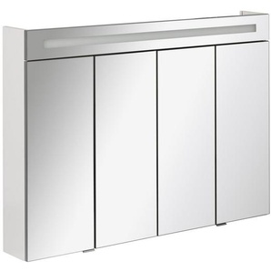 Fackelmann LED-Spiegelschrank Twindy weiß 110 x 78,4 x 16,2 cm