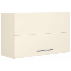 Faltlifthängeschrank WIHO KÜCHEN Ela Schränke Gr. B/H/T: 90cm x 56,5cm x 35cm, beige (front und korpus: magnolia) Breite 90 cm