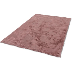 Fellteppich SCHÖNER WOHNEN-KOLLEKTION Tender Teppiche Gr. B: 160cm, 26mm, L: 230cm, rosa (altrosa) Fellteppich besonders weich durch Microfaser, Kunstfell, waschbar, Wohnzimmer