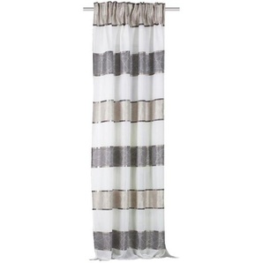 Xxxl Fertigvorhang Walter, Grau, Taupe, Bernstein, Textil, Streifen, 140x175 cm, Wohntextilien, Gardinen & Vorhänge, Fertiggardinen, Fertiggardinen