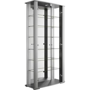 fif möbel Vitrine STELLA Standvitrine/Glasvitrine 2x Glastür,perfekt für Sammler,Sammlervitrine