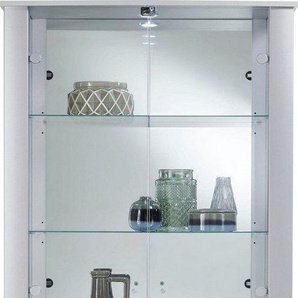 fif möbel Vitrine STELLA Standvitrine/Glasvitrine 2x Glastür,perfekt für Sammler,Sammlervitrine