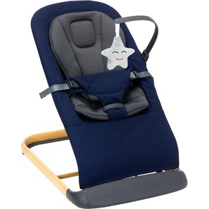 Fillikid Babywippe Star, marine grau