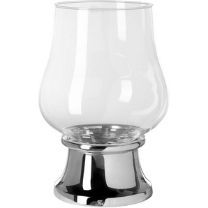 Fink Windlicht PALINA (1 St), Kerzenhalter mit Glas, vernickelt