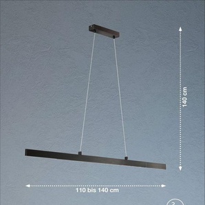 FISCHER & HONSEL LED Pendelleuchte Orell, Dimmfunktion, LED fest integriert, Warmweiß