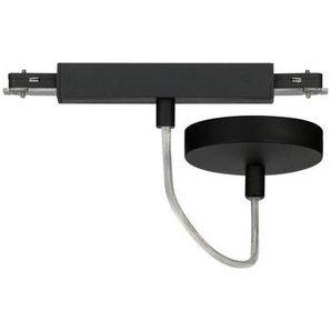 Fischer & Honsel Schienensystem-Einspeiser m6 HV Track 6, Schwarz, Metall, 13x10x10 cm, Lampen & Leuchten, Innenbeleuchtung, Schienensysteme