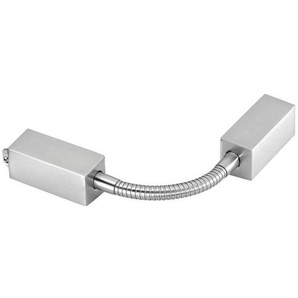 Fischer & Honsel Schienensystem-Verbinder m6 HV Track 4, Nickel, Metall, 23.5 cm, Lampen & Leuchten, Innenbeleuchtung, Schienensysteme