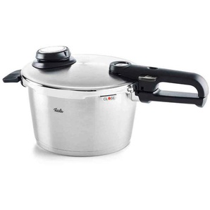 Fissler Schnellkochtopf Vitavit Premium, Silber, Metall, 4,5 L, einstellbare Kochstufen, Kochen, Töpfe, Schnellkochtöpfe