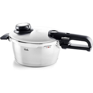 Fissler Schnellkochtopf Vitavit® premium Schnellkochtopf, Edelstahl 18/10 (3-tlg), Verriegelungsanzeige, Einstellbares Abdampfen, Einstellbare Kochstufen