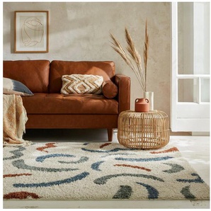 FLAIR RUGS Hochflor-Teppich SQUIGGLE, rechteckig, Höhe: 30 mm