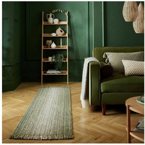 FLAIR RUGS Läufer Jute Ombre, rechteckig, Höhe: 8 mm