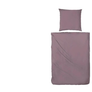 Flanell Bettwäsche-Set - lila/violett - Materialmix - 135 cm - 1 cm | Möbel Kraft