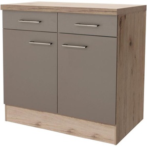 Flex-Well Unterschrank Riva (B x H x T) 80 x 86 x 60 cm, für viel Stauraum