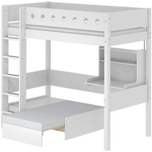 FLEXA Casa Hochbett Flexa White - weiß - Materialmix - 179 cm - 184 cm | Möbel Kraft