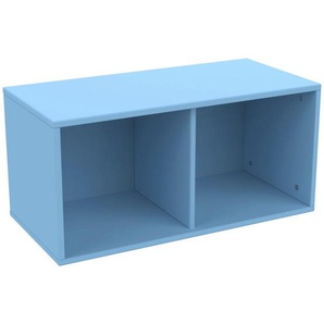 Flexa Regal Roomie, Blau, Holzwerkstoff, 72x34.5x34.5 cm, Fsc, Arbeitszimmer, Büroregale, Bücherregale