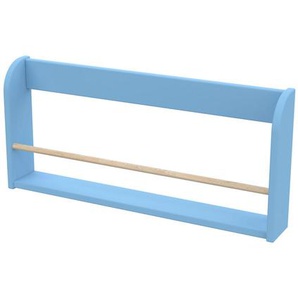 Flexa Wandregal Dots, Blau, Holz, Esche, 75x34.5x10 cm, Fsc, hängend, in verschiedenen Holzdekoren erhältlich, Kinder- & Jugendzimmer, Kindermöbel, Kinderregale