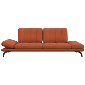 FLEXLUX 3-Sitzer Tropea Funktionssofa, Designsofa, Relaxfunktion, TV-Couch, mit Armteilverstellung sowie Sitztiefenverstellung, Breite 252 cm