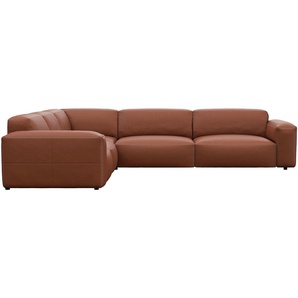 FLEXLUX Ecksofa Lucera, super bequem durch hochwertigen Sitzaufbau mit Kaltschaum, modern & anschmiegsam, L-Form, Designsofa