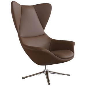 FLEXLUX Ohrensessel Stilo Relaxsessel, TV-Sessel, Solitär, Stil-Ikone, drehbar, Fuß Aluminium