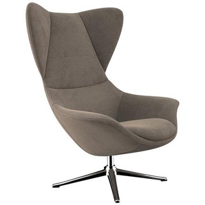 FLEXLUX Ohrensessel Stilo Relaxsessel, TV-Sessel, Solitär, Stil-Ikone, drehbar, Fuß Aluminium