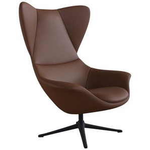 FLEXLUX Ohrensessel Stilo Relaxsessel, TV-Sessel, Solitär, Stil-Ikone, drehbar, Fuß schwarz