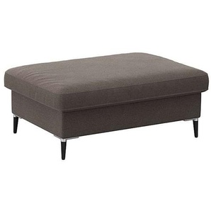 FLEXLUX Pouf Fiore, Kaltschaum, Füße Alu+schwarz