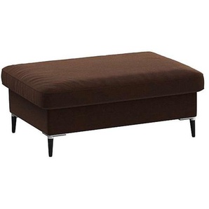 FLEXLUX Pouf Fiore, Kaltschaum, Füße Alu+schwarz