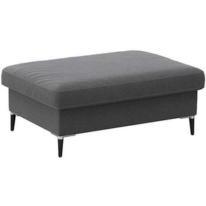 FLEXLUX Pouf Fiore, Kaltschaum, Füße Alu+schwarz