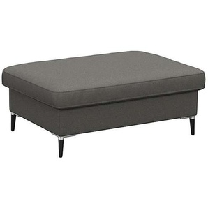 FLEXLUX Pouf Fiore, Kaltschaum, Füße Alu+schwarz