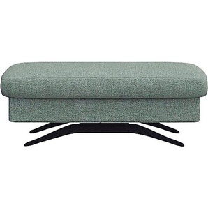 FLEXLUX Pouf Glow Sitzhocker, Polsterhocker, Hocker mit Stauraum, Fuß schwarz